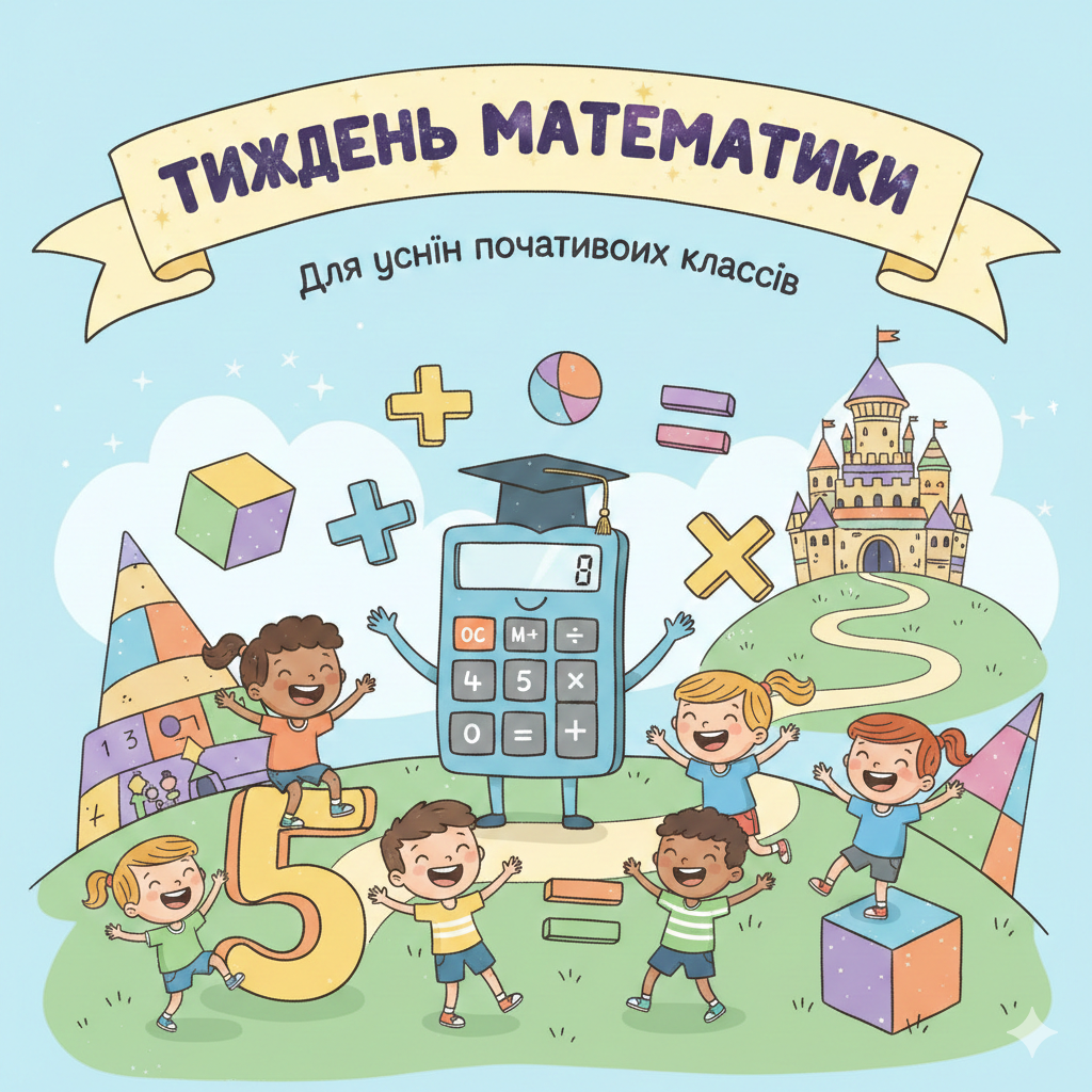 Тиждень математики для учнів початкових класів