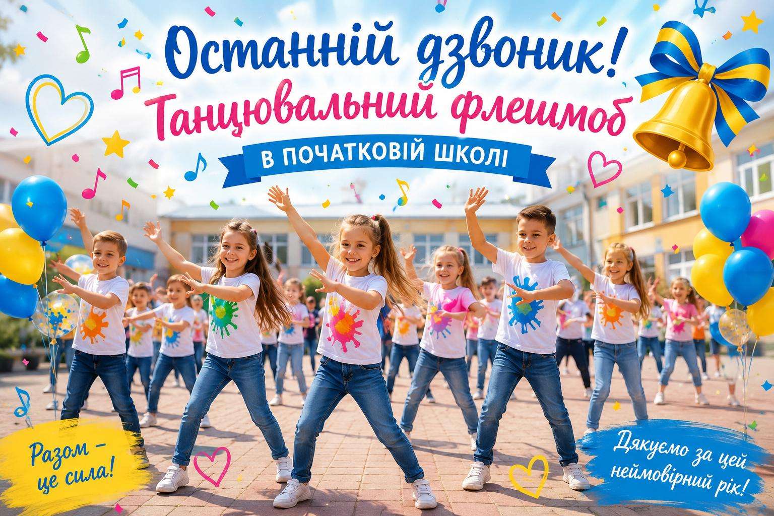 Останній дзвоник! Танцювальний флешмоб